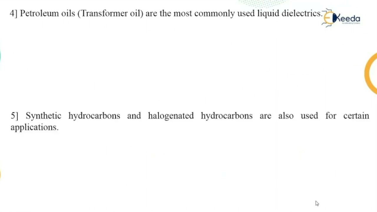 Liquid Dielectrics and Solid Dielectrics - High Voltage Engineering