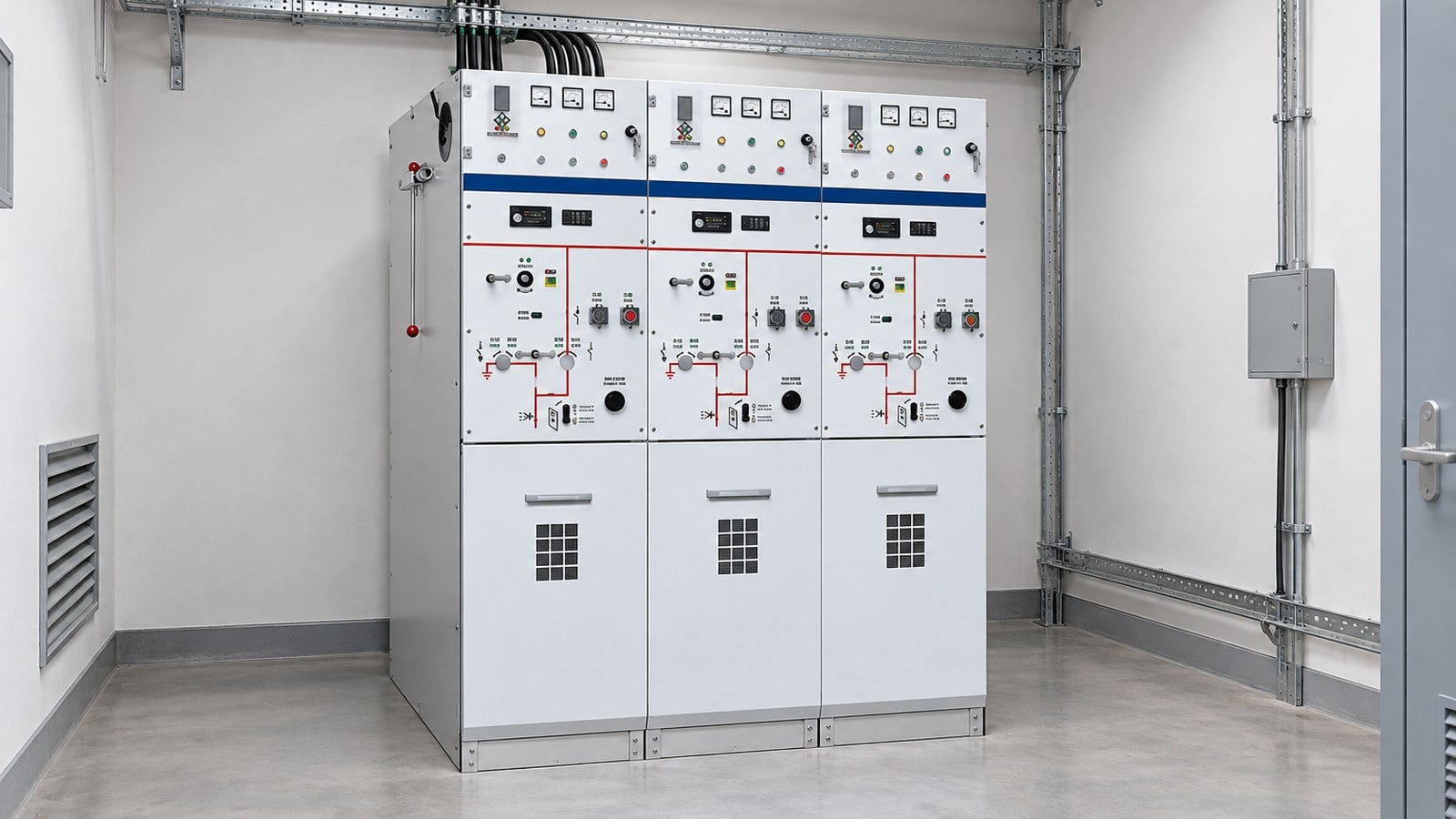 3-Way vs 4-Way Ring Main Unit Configuration project installation context