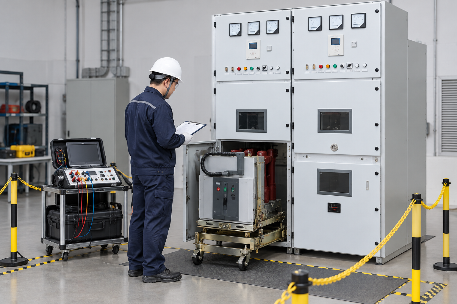 Circuit Breaker Breaking Capacity vs Making Capacity product inspection scene
