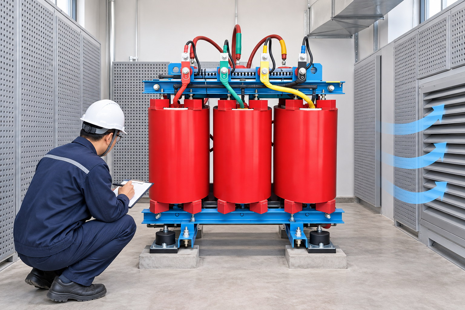 Dry Type Transformer Noise Control for Indoor Installations field verification scene