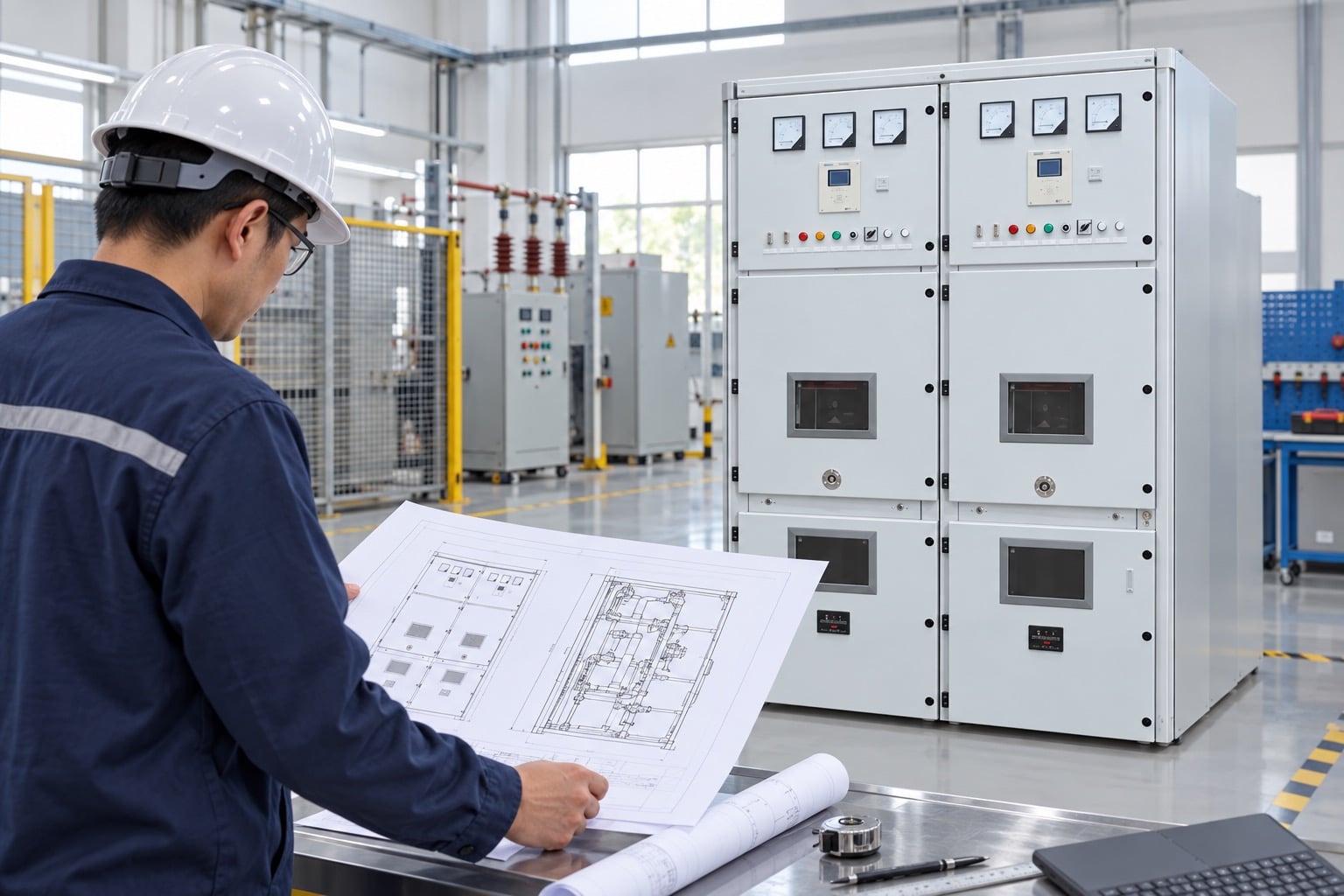 Metal-Clad vs Metal-Enclosed Switchgear: Differences and Selection Guide product inspection scene