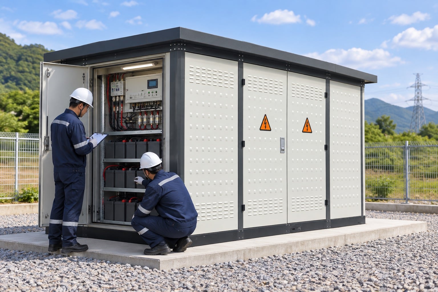 Substation Battery Sizing Calculation: A Practical Engineering Method field verification scene