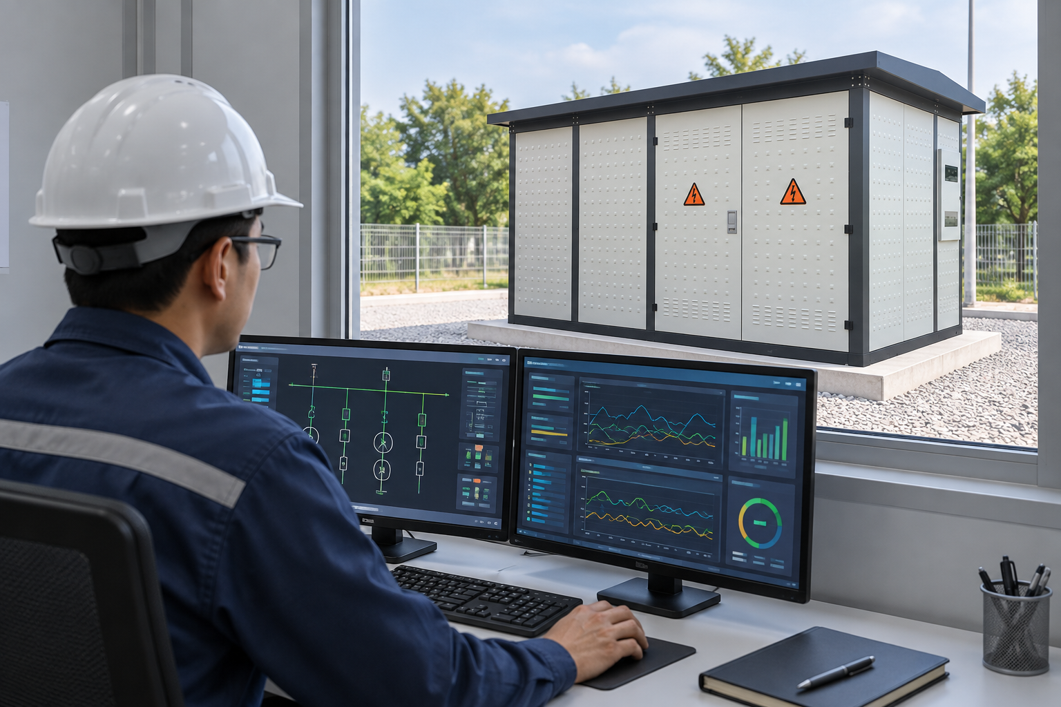 Substation SCADA Architecture and Data Points product inspection scene