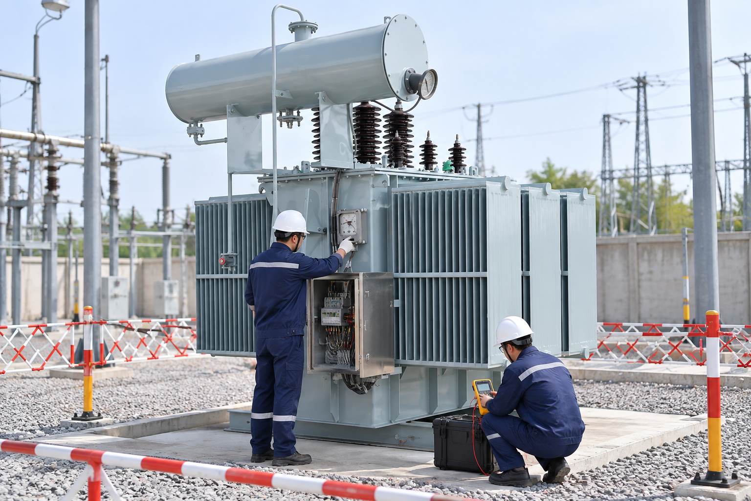 Transformer Tap Changer Types and Selection field verification scene