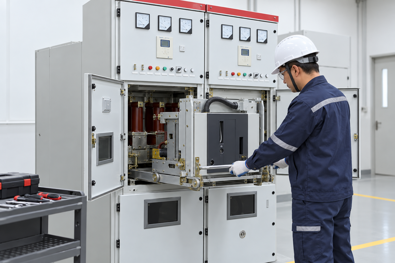 Vacuum Circuit Breaker vs SF6 Circuit Breaker: Selection Guide product inspection scene