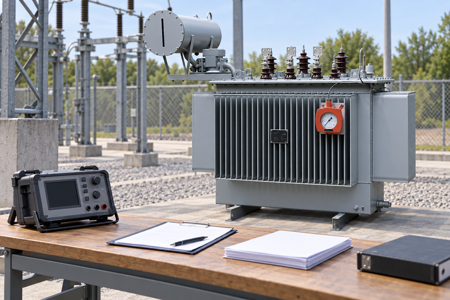 Oil transformer behind a resistor sizing review desk