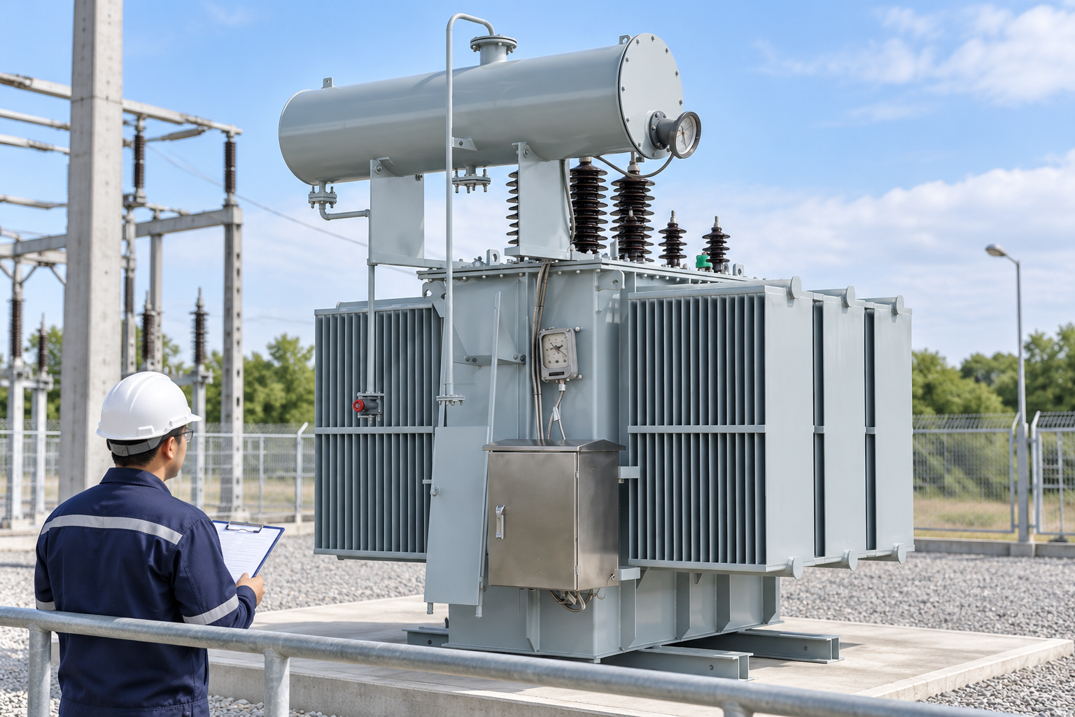 Conservator transformer reservoir and tank arrangement