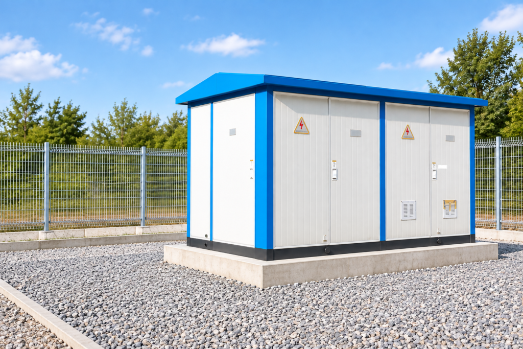Substation Construction Sequence from Civil Works to Energization